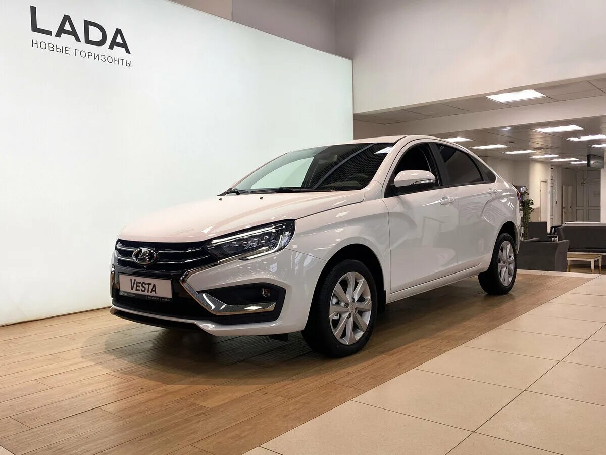 Показать фото лада веста Купить новый Lada (ВАЗ) Vesta I Рестайлинг (NG) Предсерийная 1.6 CVT (113 л.с.) 