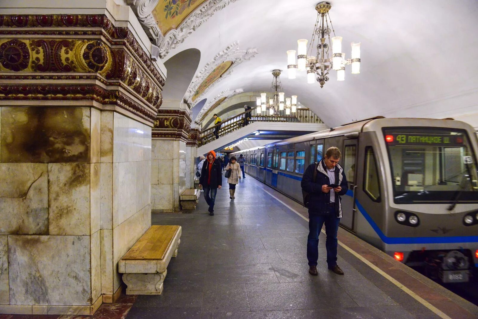 Показать фото метро москвы Можно будет узнать историю Москвы в метро