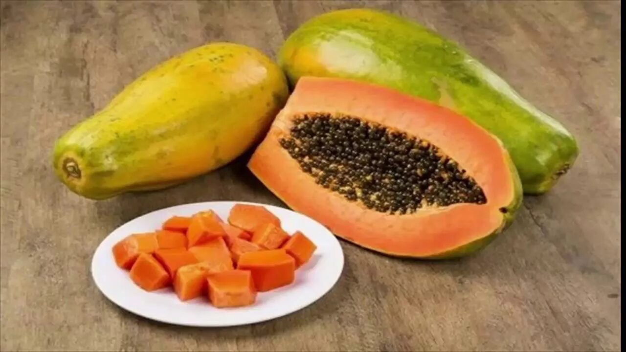 Показать фрукт папайя фото Selain Jeruk, Inilah 4 Buah yang MENGANDUNG Vitamin C Paling Tinggi - YouTube