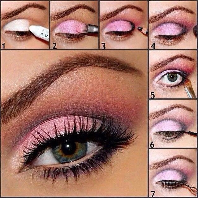 Показать как делают красивый макияж Instagram photo by @eye_makeup_tutorials * Mar 12, 2015 at 2:19pm UTC Tutorial m