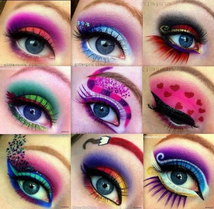 Показать как делают красивый макияж maqillajes Crazy makeup, Fantasy makeup, Eye makeup art