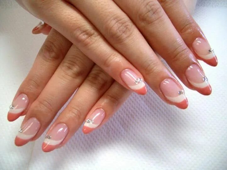 Показать картинки маникюра френч Summer Nails 2023 Short Summer Nails Gel Summer Nails 2023 Manicure, Nails, Spri