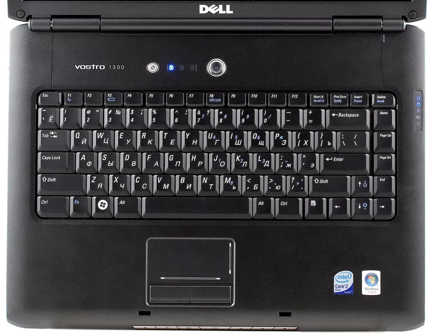 Показать клавиатуру на ноутбуке фото Dell Vostro 1500 - неброский универсальный ноутбук