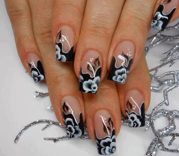 Показать красивый маникюр с рисунком Pin de Алла en Ногти Diseños de uñas, Disenos de unas, Uñas decoradas