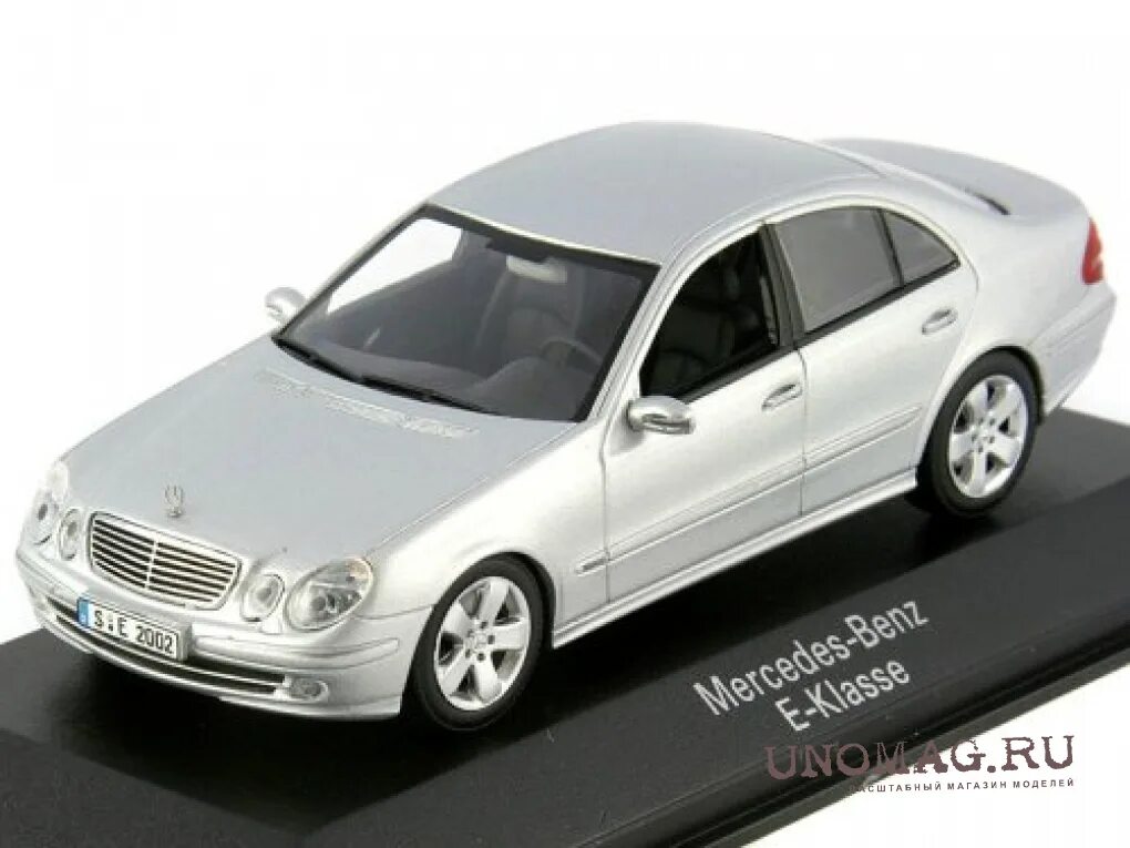 Показать модель мерседес фото MERCEDES-BENZ W211 (2002), brilliant silver met.