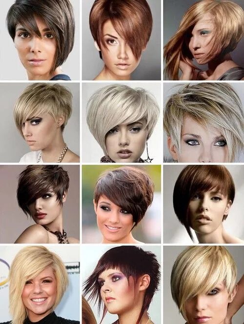 Показать модные стрижки фото The most fashionable ladies short haircuts: photos, options, ideas Женские стриж