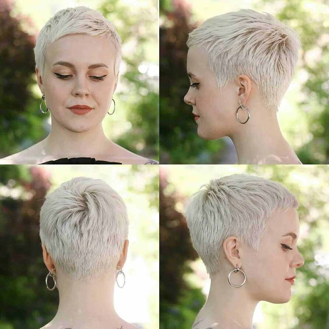 Показать очень короткие женские стрижки Related image Short pixie haircuts, Short hair styles, Very short hair