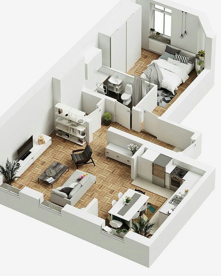 Показать планировку квартир в доме Pin on Sims4 design Apartment layout, Apartment floor plans, Studio apartment la