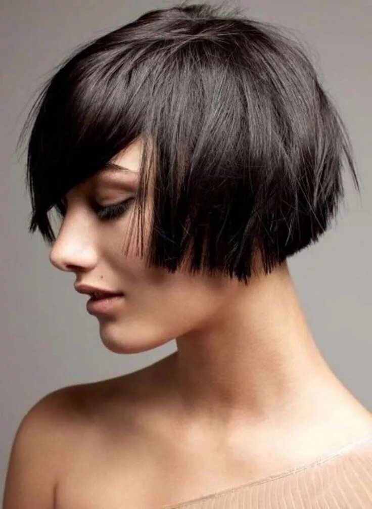 Показать прически каре короткие Короткое каре - 79 фото каре на короткие волосы Short bob hairstyles, Crop hair,