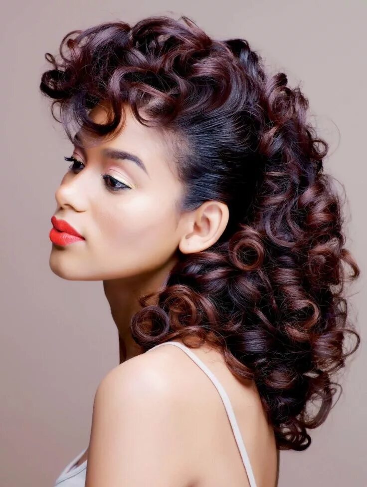 Показать прически волос The Curly Set Curls Understood Roller set hairstyles, Natural hair styles, Long 