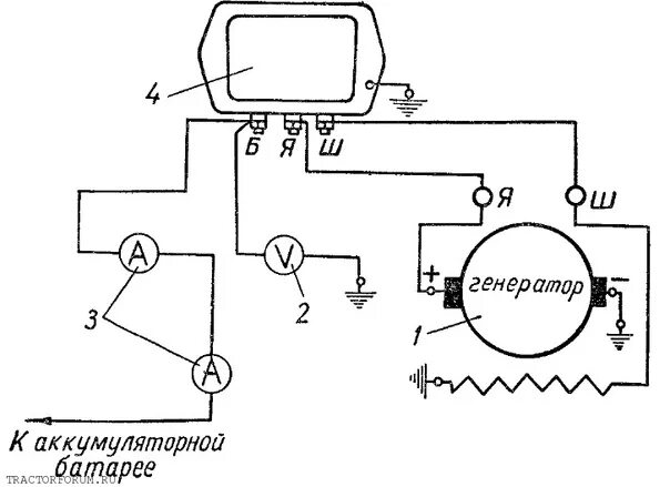 Показать схему подключения генератора на трактор мтз Сгорел генератор. Можно ли поставить жигулевский и как правильно подключить, чер