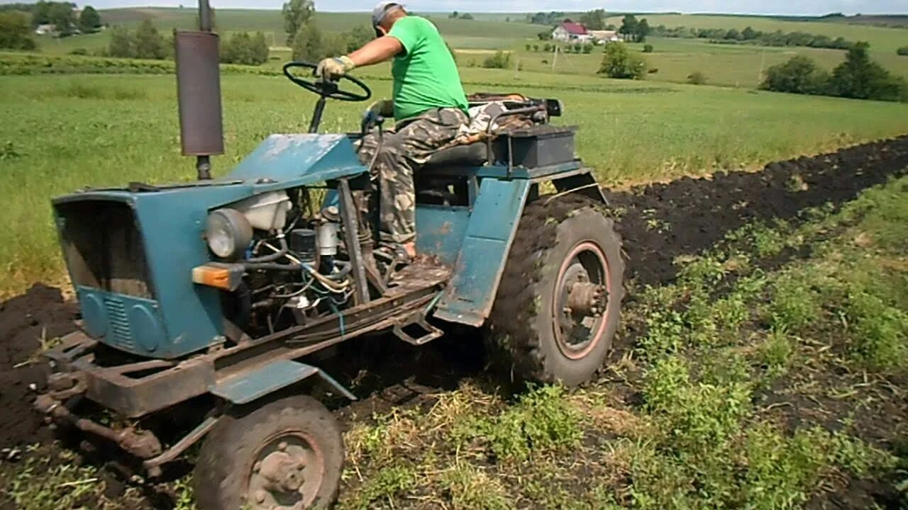 Показать видео самодельных тракторов Самодельный Трактор Ford 2.3d / Homemade Tractor Ford 2.3d - YouTube