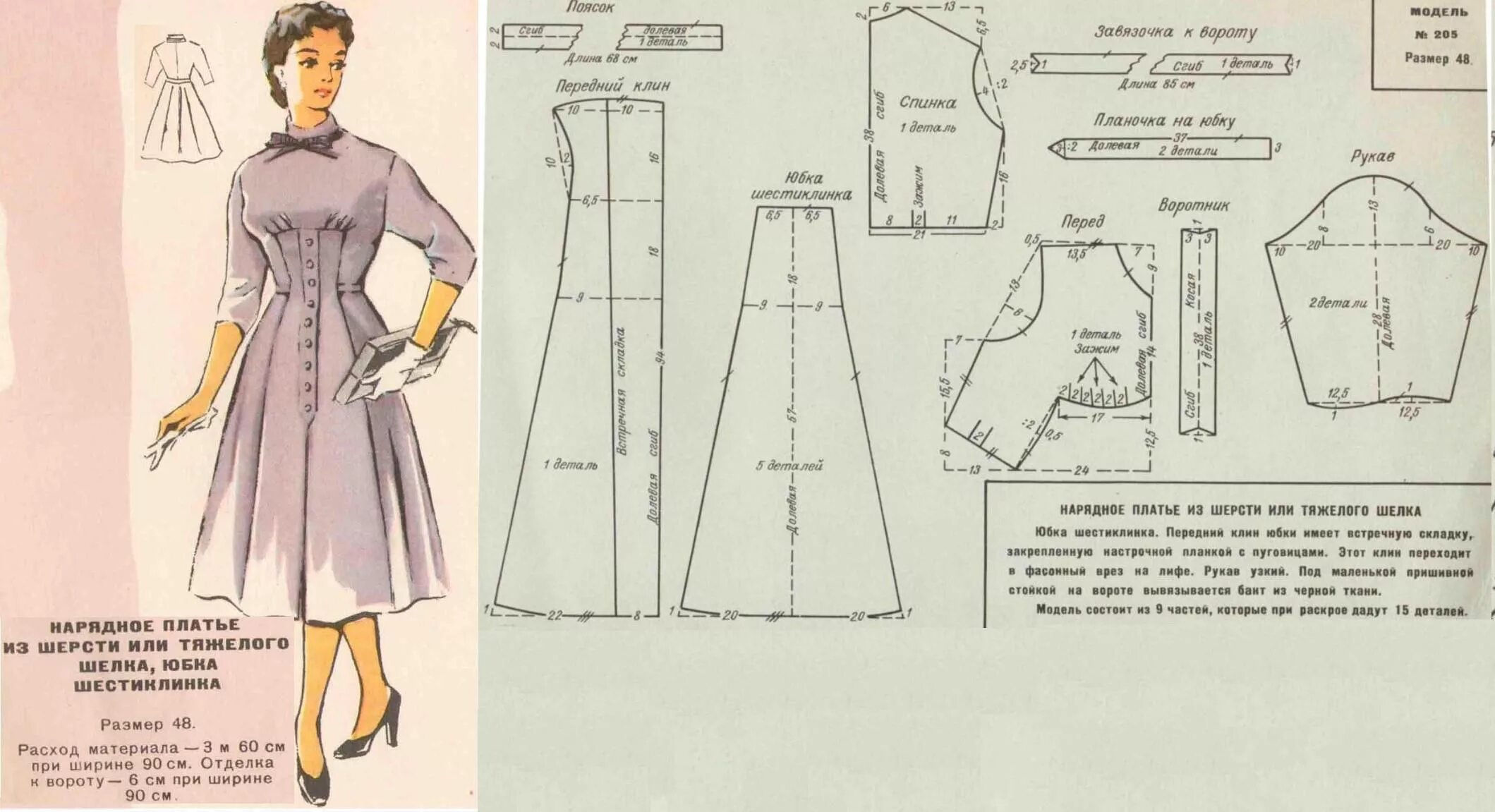 Показать выкройки платьев Pin by Irina on Выкройки 50-х годов. Sewing pattern shop, Vintage sewing pattern