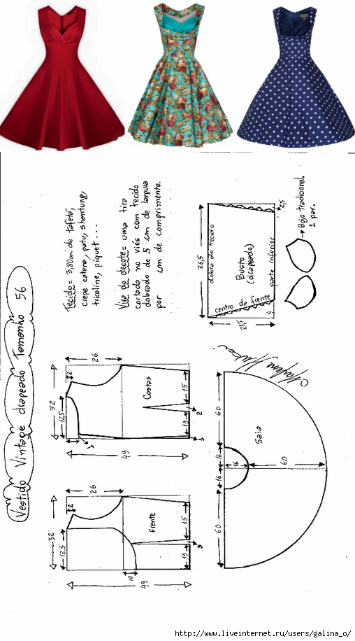 Показать выкройки платьев Шьем и переделываем-3)))) Узоры для одежды, Пошив одежды своими руками, Выкройка