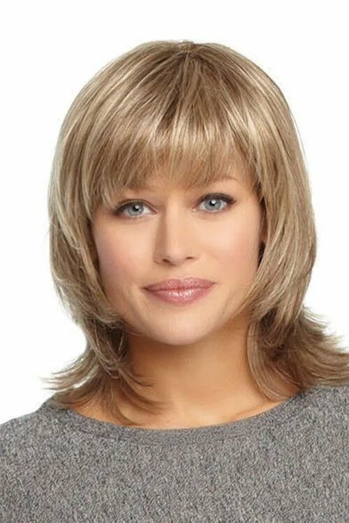 Показать женские стрижки на средние волосы Devotion Wig by Eva Gabor Medium hair styles, Haircuts for medium hair, Hairstyl