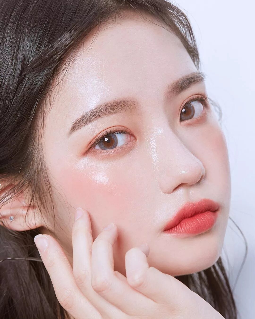 #ulzzang #ulzzanggirl #koreangirl pinterest:kimgabson Korean makeup ulzzang, Fas