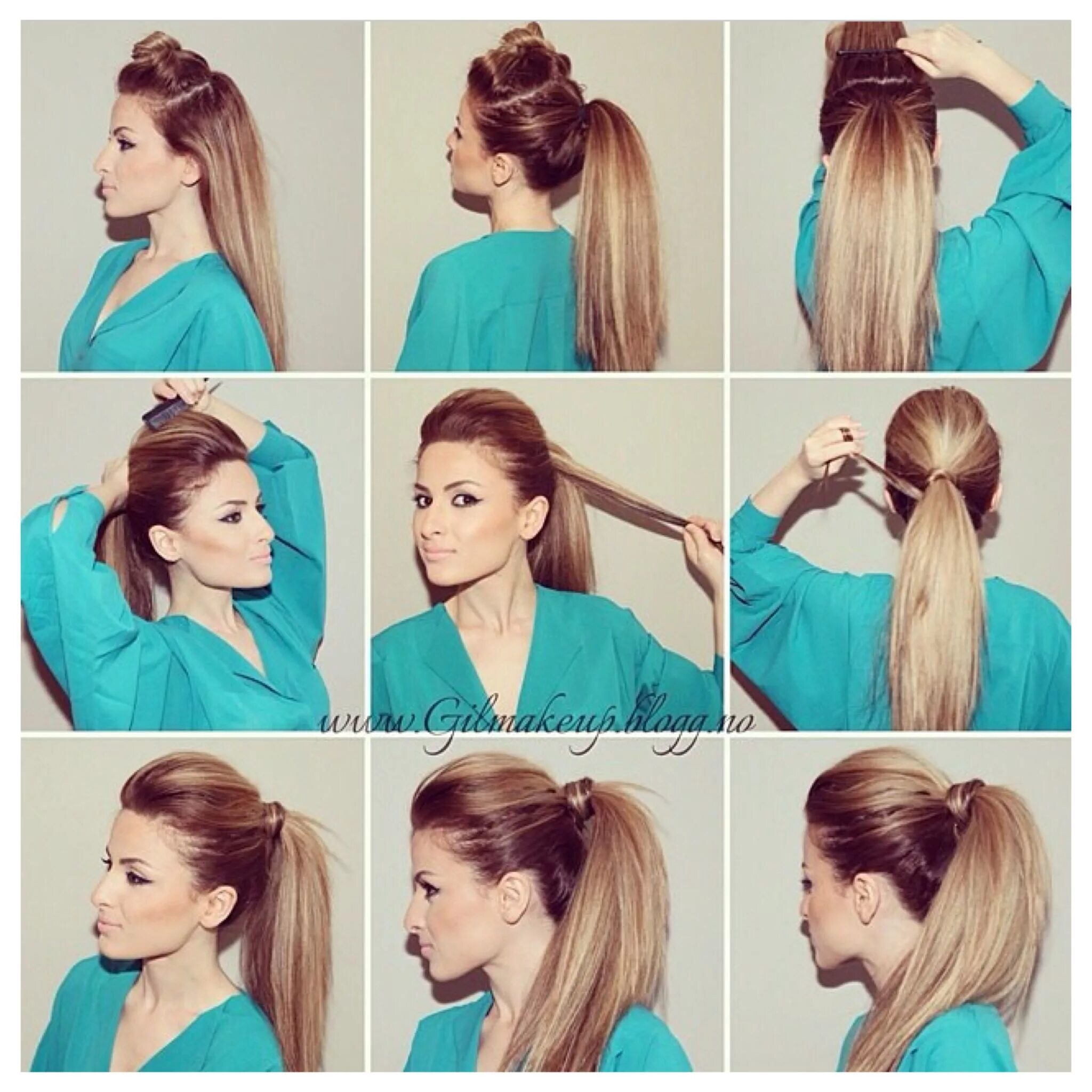 Покажи фотки легких причесок Love it Long hair styles, Perfect ponytail, Ponytail hairstyles tutorial