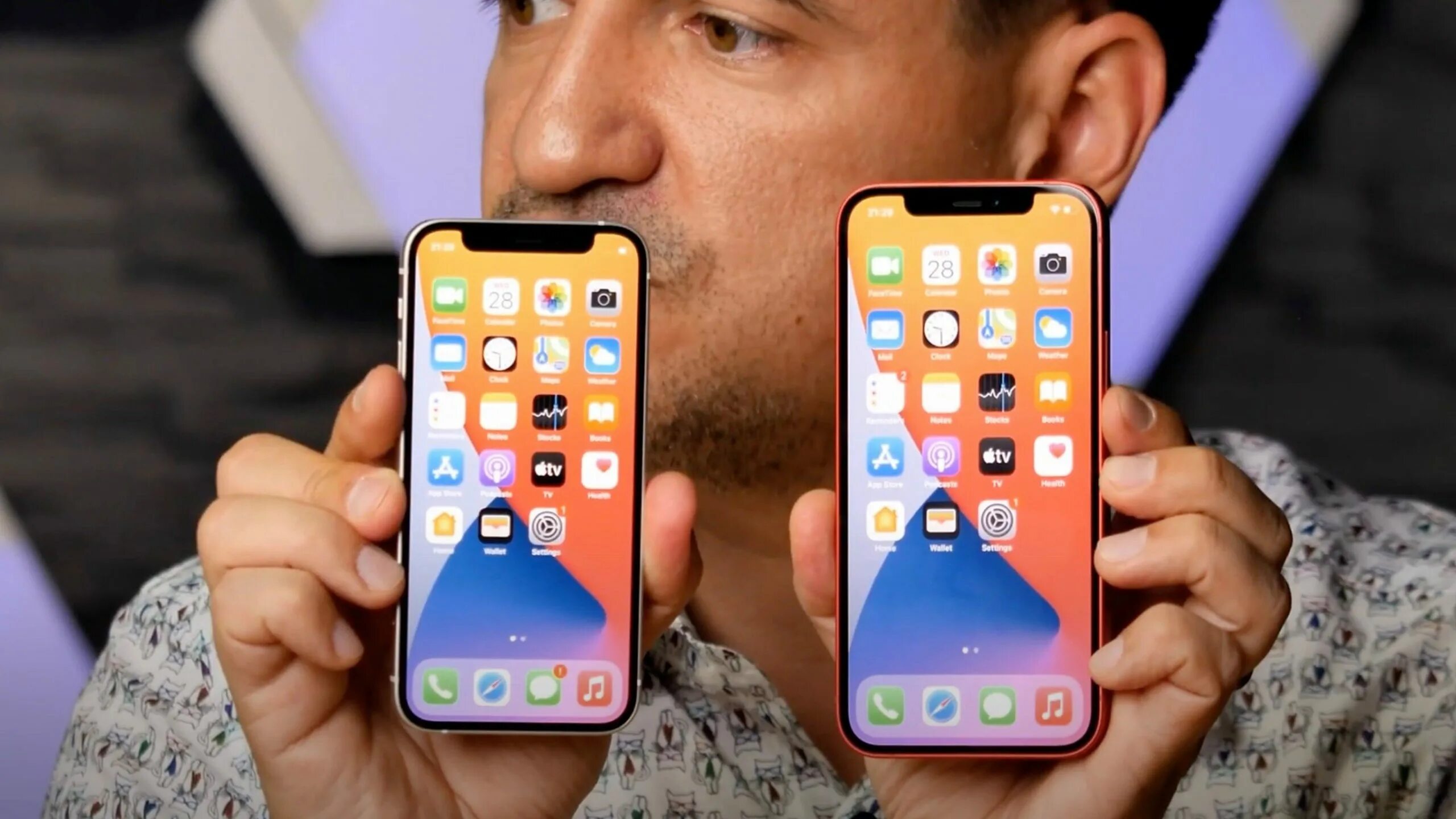 Покажи фото айфон 12 про макс The first small hands-on video of the iPhone 12 shows the new 5.4-inch design in