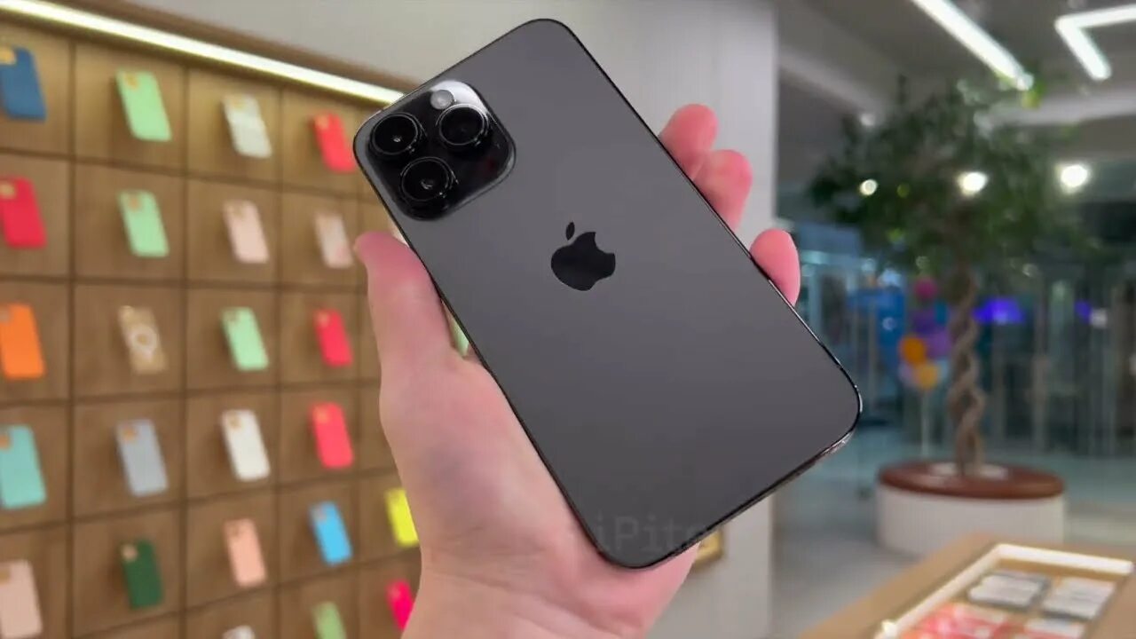 Покажи фото айфон 14 про макс Apple iPhone 14 Pro Max Space Black - YouTube