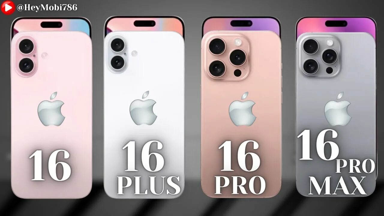 Покажи фото айфон 16 про макс iPhone 16 Pro Max Vs iPhone 16 Plus Vs iPhone 16 Pro Vs iPhone 16 - Comparison! 