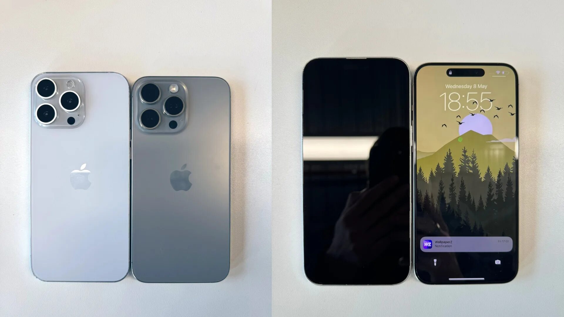 Покажи фото айфон 16 про макс New Images Show Size Difference Between iPhone 16 Pro Max and iPhone 15 Pro Max 