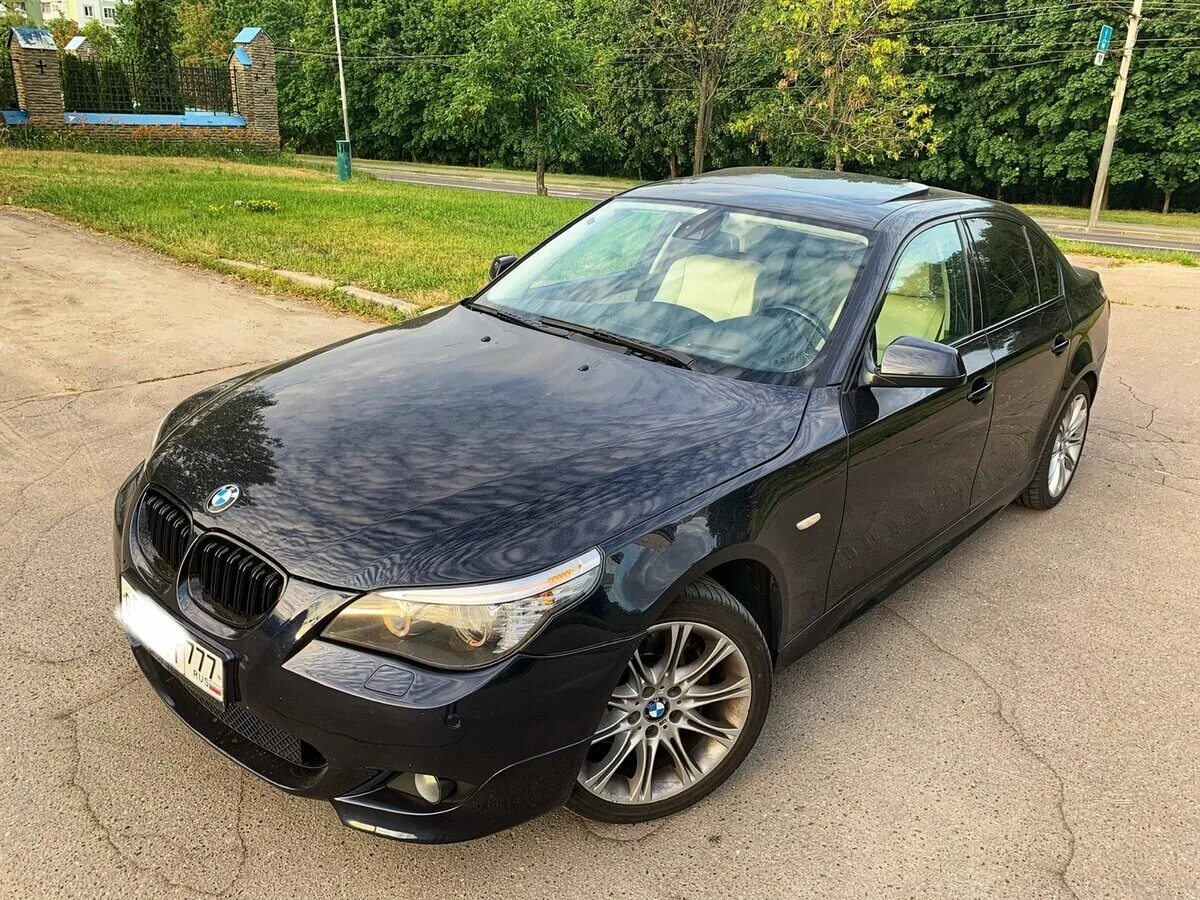 Покажи фото бмв 5 Купить б/у BMW 5 серии V (E60/E61) Рестайлинг 530xd 3.0d AT (235 л.с.) 4WD дизел