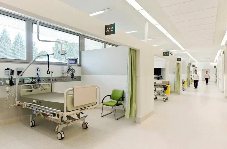 Покажи фото больницы Dandenong Hospital Emergency Department / Projects / Bates Smart Hospital interi