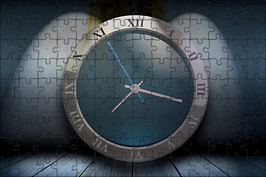 Покажи фото часов Магнитный пазл 27x18см."Часы, часовой механизм, время" на холодильник - купить с