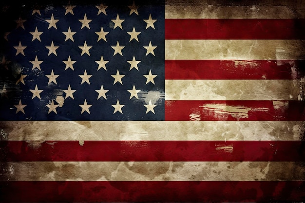 Покажи фото флаг америки Обои с американским флагом на рабочий стол Премиум Фото