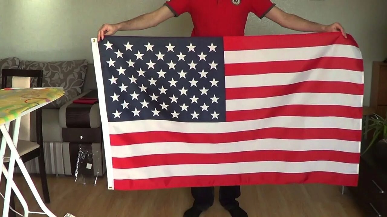 Покажи фото флага сша Флаг США, американский флаг, Flag of USA - YouTube