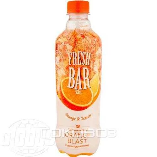 Покажи фото флеш бара Купить Fresh Bar Orange Blast 0,48 л лимон апельсин с доставкой на дом по низкой