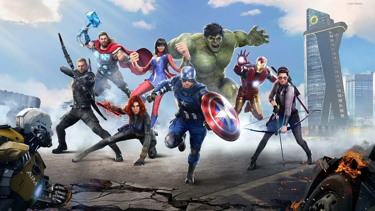 Покажи фото героев Marvel's Avengers #avengers #marvel #games - YouTube