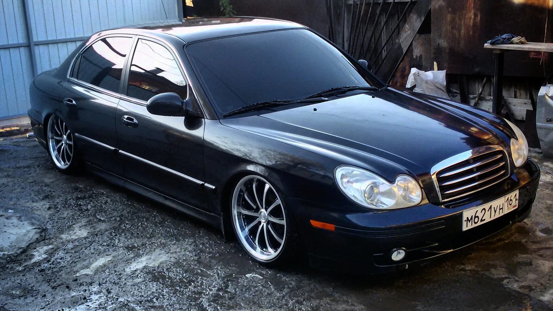 Покажи фото хендай соната Hyundai Sonata IV (EF) 2.4 бензиновый 2002 ON AIR на DRIVE2