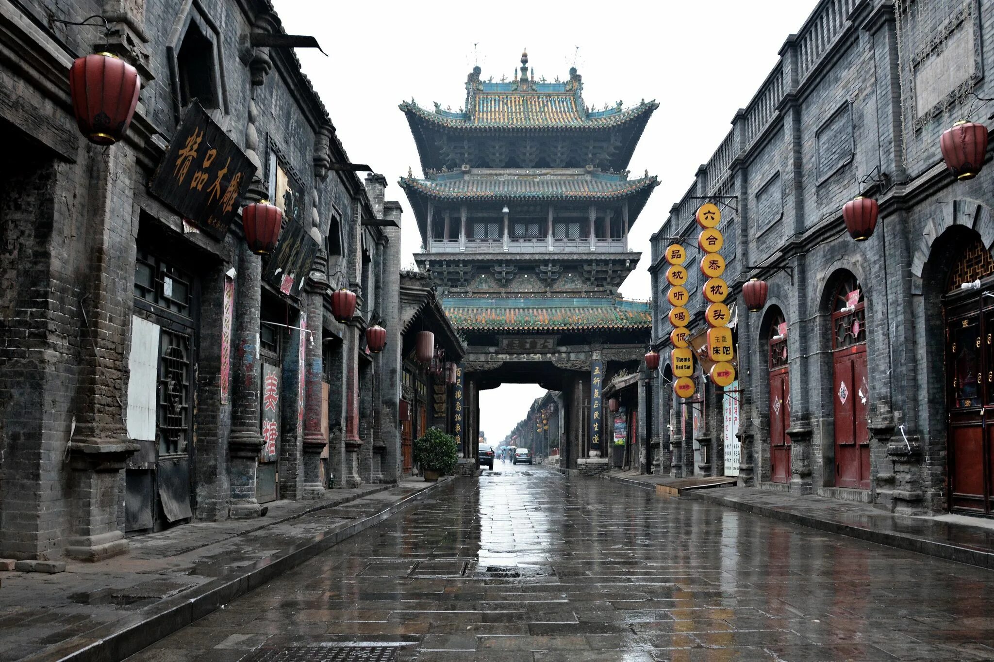 Покажи фото китая Pingyao South Street and Market Tower China architecture, Ancient cities, Monume