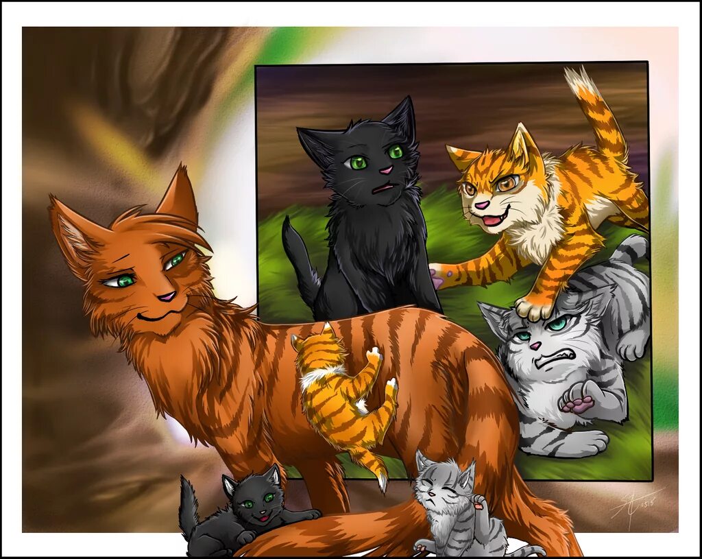 Покажи фото котов воителей Warriors: when we were young Warrior cats art, Warrior cats, Warrior cats series