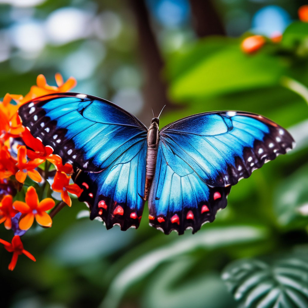 Покажи фото красивых бабочек "Big beautiful butterfly, beautiful, ." - image created in Shedevrum