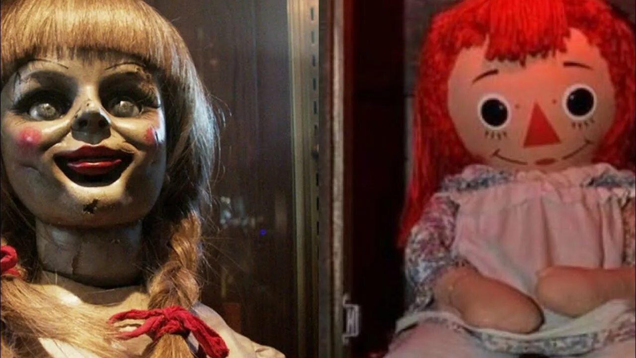 Покажи фото куклы анабель Annabelle Doll True Horror Story Inside Warren's Occult Museum - YouTube