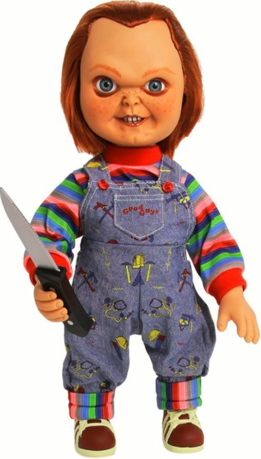 Покажи фото куклы чаки Купить Mezco Toyz 15 Childs Play 2 Talking Sneering Good Guys Chucky Doll in Box