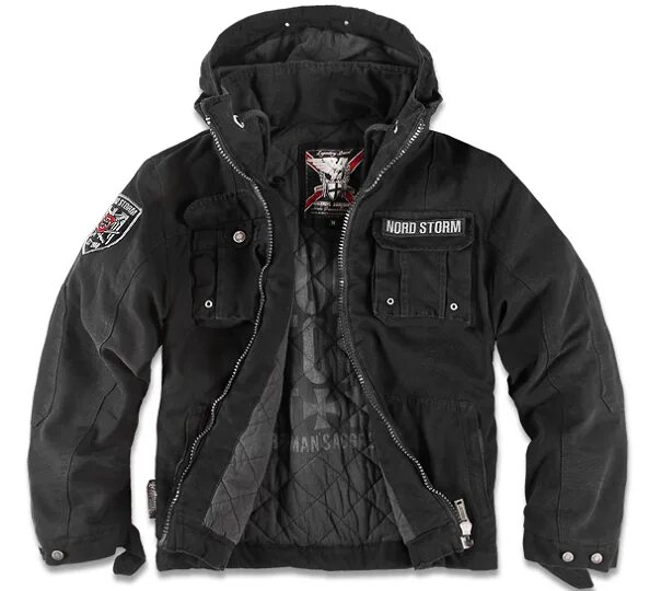 Покажи фото куртки DOBERMANS AGGRESSIVE Куртка WINTERJACKE "NORD STORM" Black KU24A