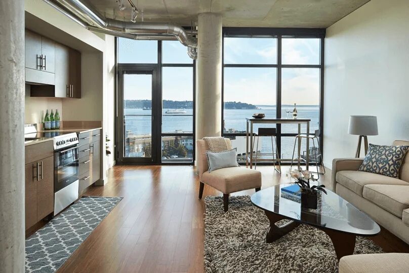 Покажи фото квартиры Best Seattle Apartments - Freshome Seattle apartment, One bedroom apartment, Con