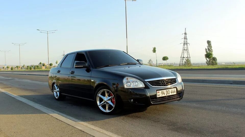 Покажи фото лада приора Priora 94DO444 - Lada Приора седан, 1,7 л, 2009 года тюнинг DRIVE2