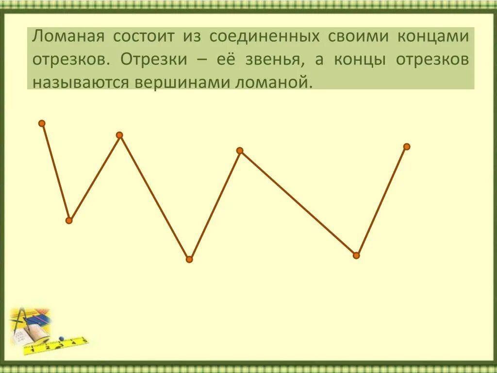 Покажи фото ломаной линии PPT - Ломаная линия PowerPoint Presentation, free download - ID:6616602