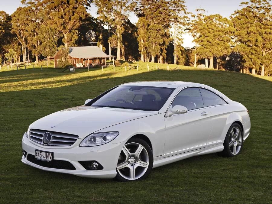 Покажи фото машины мерседес Mercedes-Benz CL500 AMG Sports Package 2007 года выпуска для рынка Австралии и О