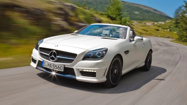 Покажи фото мерседеса Road Test: Mercedes-Benz SLK SLK 55 2dr Tip Auto Reviews 2024 Top Gear