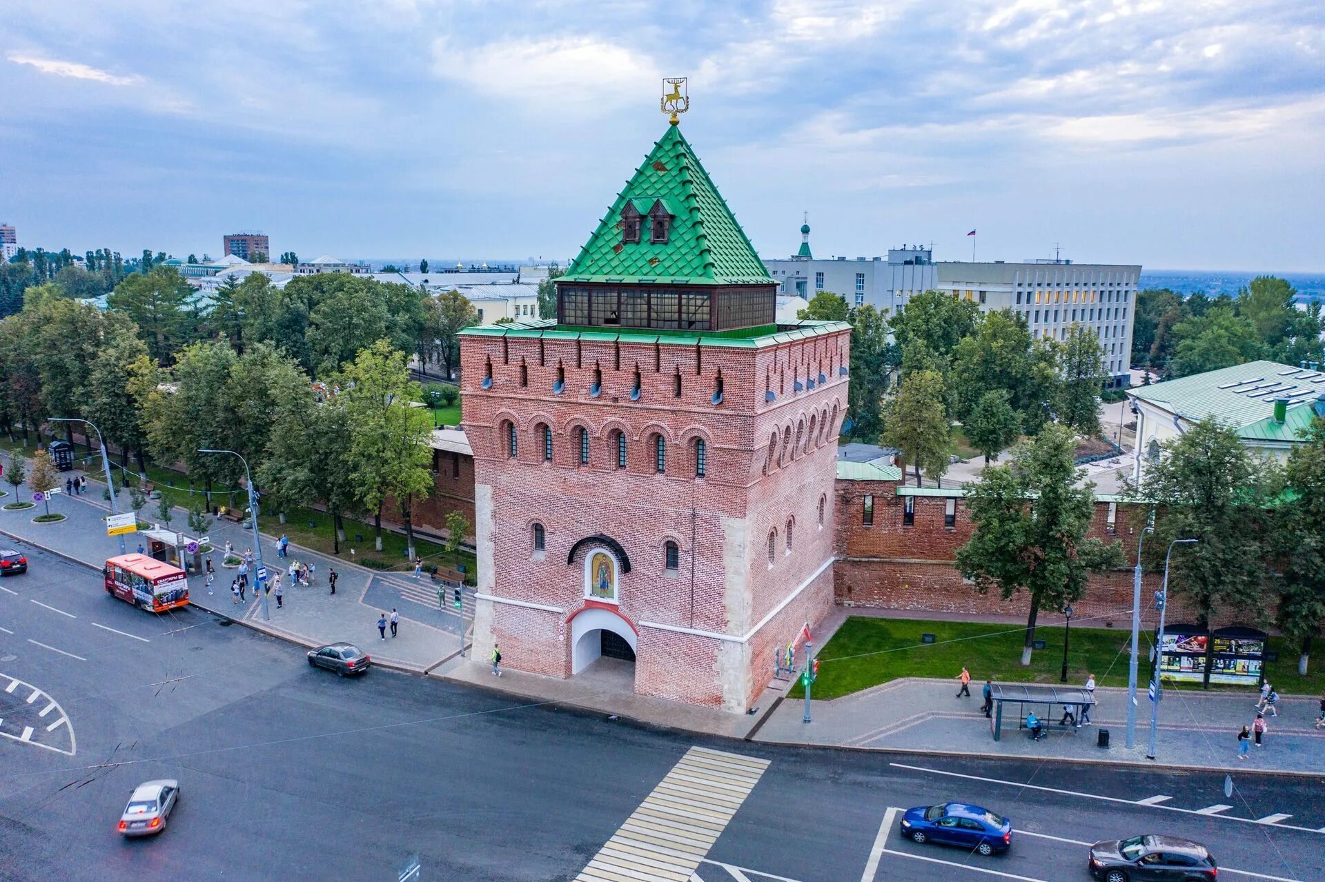 Покажи фото нижегородского кремля Реставрация Дмитриевской башни Официальный сайт Нижегородского Кремля