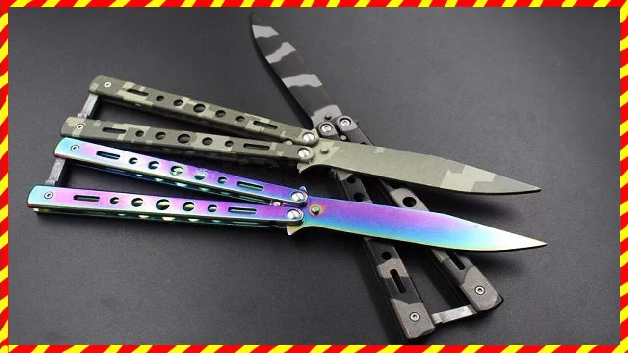 Покажи фото нож бабочки Нож бабочка из Китая с AliExpress Балисонг Balisong Butterfly Knife - YouTube