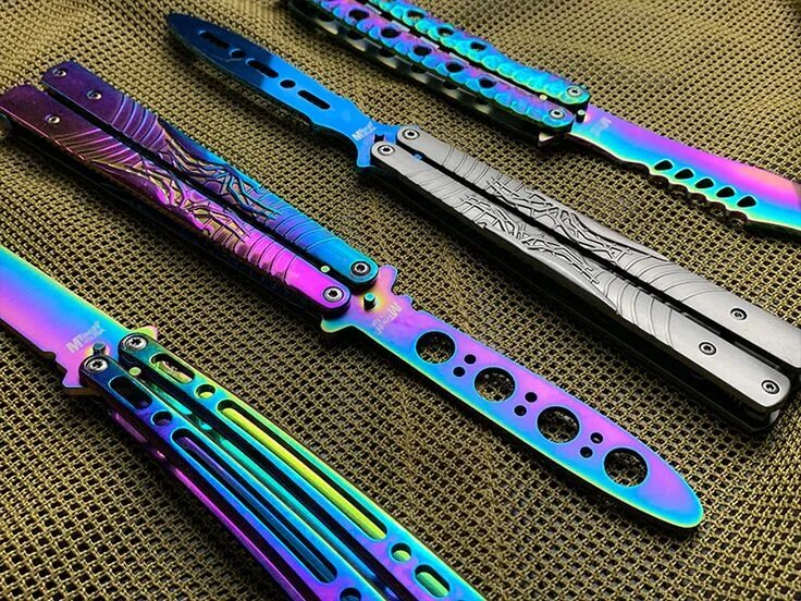 Покажи фото нож бабочки Wholesale Butterfly Knives Butterfly knife, Pretty knives, Cool knives