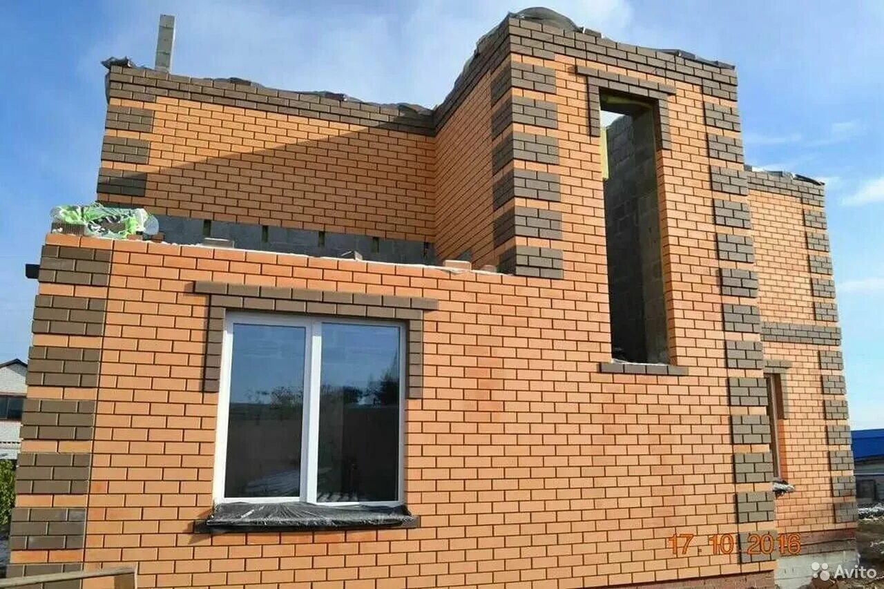 Покажи фото облицовочного кирпича Обложить дом кирпичом в Муроме: 85 фасадчиков с отзывами и ценами на Яндекс Услу