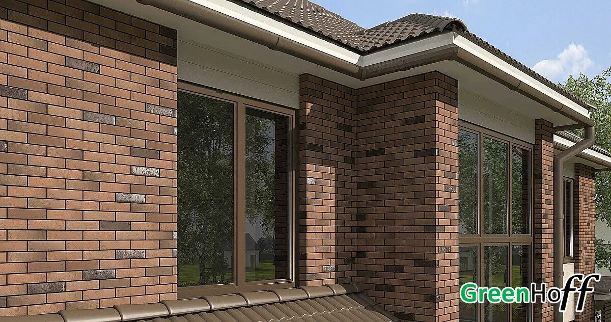 Покажи фото облицовочного кирпича Кирпич BRAER кладка Грифель Limited терра 1,0 NF купить по недорогой цене с дост