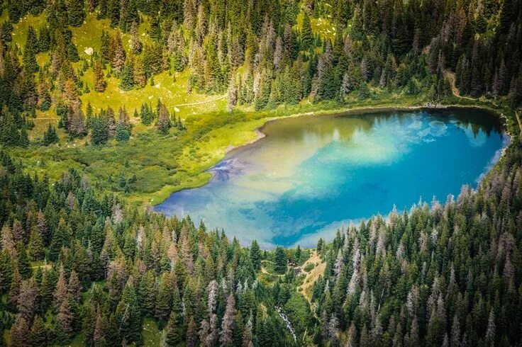 Покажи фото озера Alpine Lake Paradise